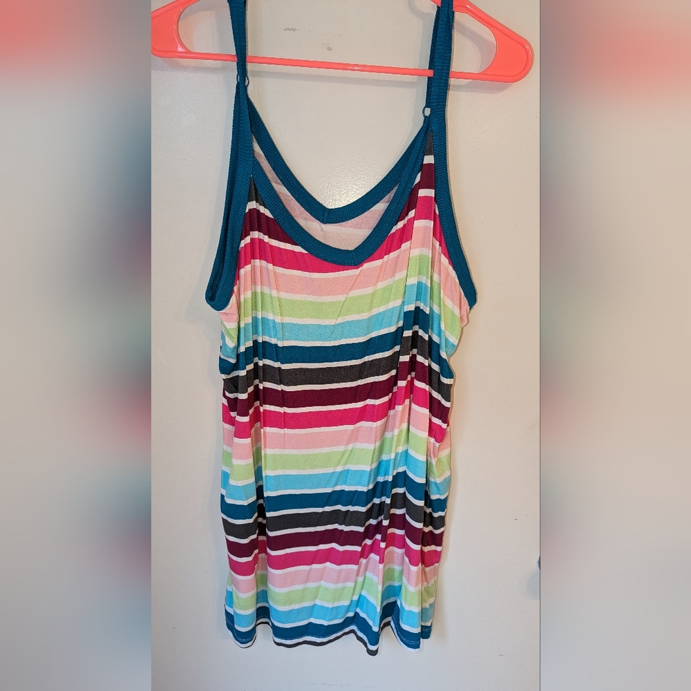 Torrid colorful tank top size 4